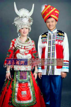 Miao Dong Yao Tujia ethnic dance stage performance singers Wedding costumes costumes womens clothing custom-made