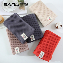 Sanli towel 3 cotton female male cotton gauze adult household wash hand towel absorbent bath adult Japanese style