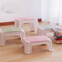 Footstool with legs small stool short stool 15cm washed clothes on a small stool office trampled on the foot laundry stool