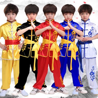 Boys Martial arts Kungfu & Tai-Chi Uniforms for Girls Children martial arts performance clothing training clothes embroidery dragon children competition martial arts performance clothing martial arts training clothes