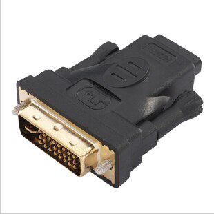Fever grade DVI male to HDMI female HDMI female to DVI 24 5 gold-plated adapter