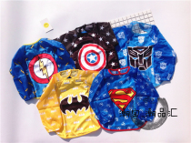 Baby eating clothes drawing clothes Q4 boys baby girls cover baby bibs children double waterproof anti-dressing