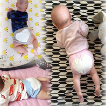 Baby bread pants baby spring and autumn summer Q4 children cotton underwear Children Baby triangle love shorts