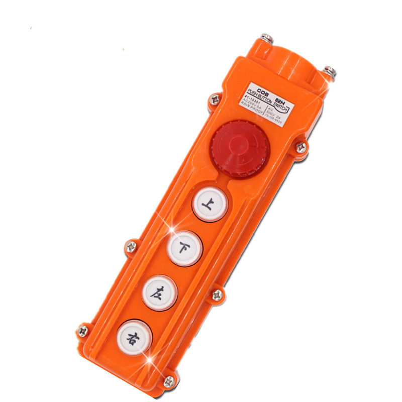 Seno 5 keys up and down left and right stop crane travel button COB-62H with emergency stop button switch