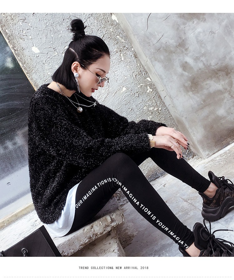 Bà bầu quần legging xuân hè mùa thu 2018 mới thời trang mới thả lỏng nâng bụng có thể điều chỉnh bên ngoài mặc quần tây quần mẹ quần tây dành cho bà bầu