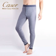 Caesar caser nam hai lớp quần ấm eo cao co giãn Maya Bi ấm áp lông cashmere dày quần sợi