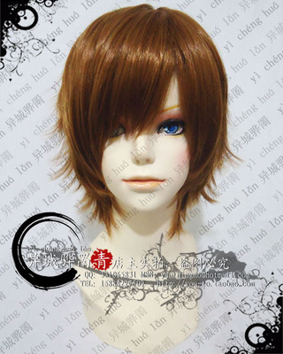 taobao agent [Green ink cos wigs] Golden Brown Anti -Dajie Tezuka Tomb Raider Note