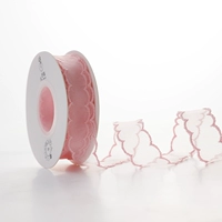 Розовая лента, 2.5см