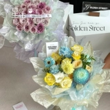 星语 Стеклянный целлофан из жемчуга, упаковка, букет