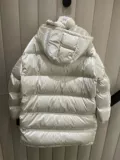 Moncler/Mengkou Gaou в длинном чистом цвете Яркое лицо, соединяющее женскую штифт с капюшоном, пиджак знает, что покупка воздуха