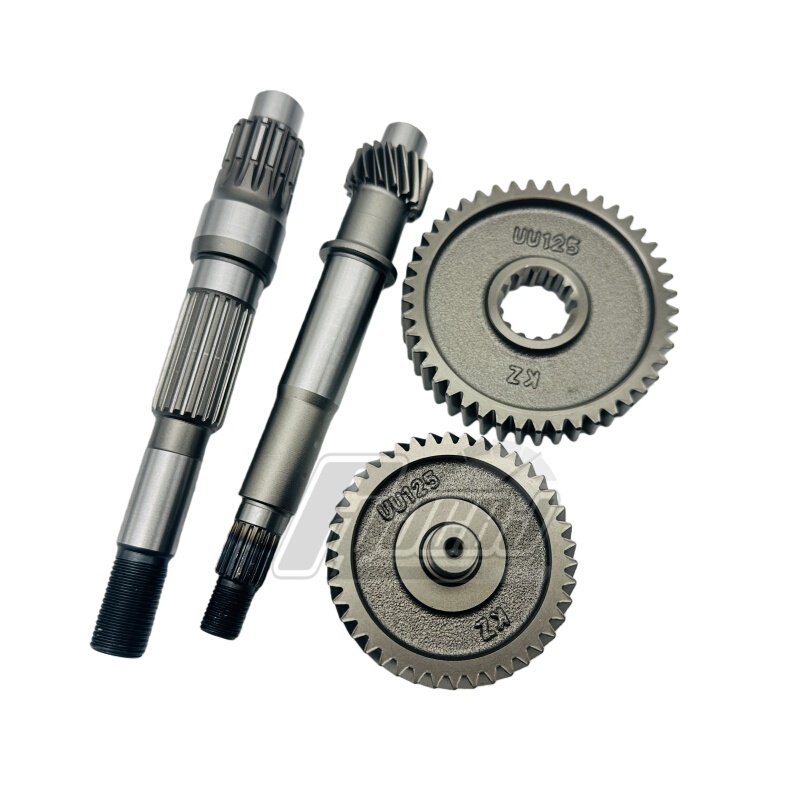 Qianjiang Motorcycle Fort Hong 125 Qj125T-6J Gearbox Gear Set, Four Large Gears, Rear Axle Output Shaft Gear Qianjiang Motorcycle Fort Hong 125 Qj125T-6J Gearbox Gear Set, Four Large Gears, Rear Axle Output Shaft Gear