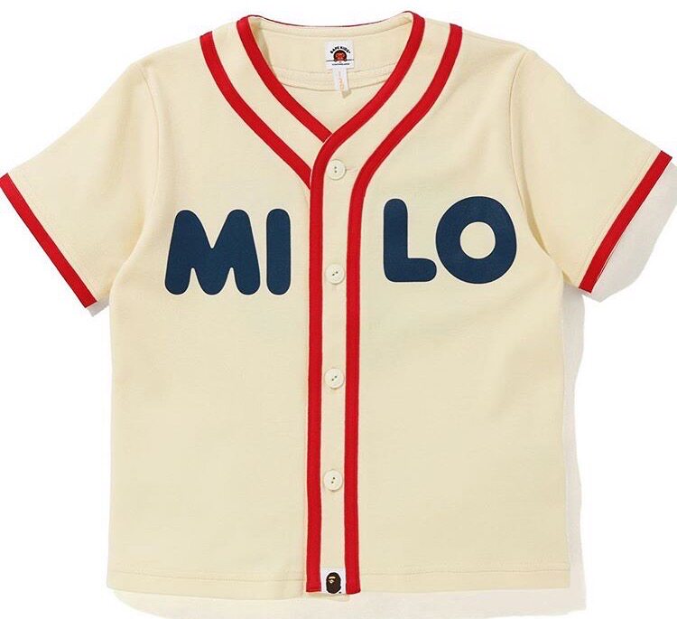 Tide Card Bape Summer Child Clothing New men and women Children's letters baseball All cotton short sleeves T-shirts CUHK Scout