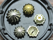 Pure brass sunflower chrysanthemum nail gold silver decorative nail bracelet bracelet financial cloth handmade leather goods