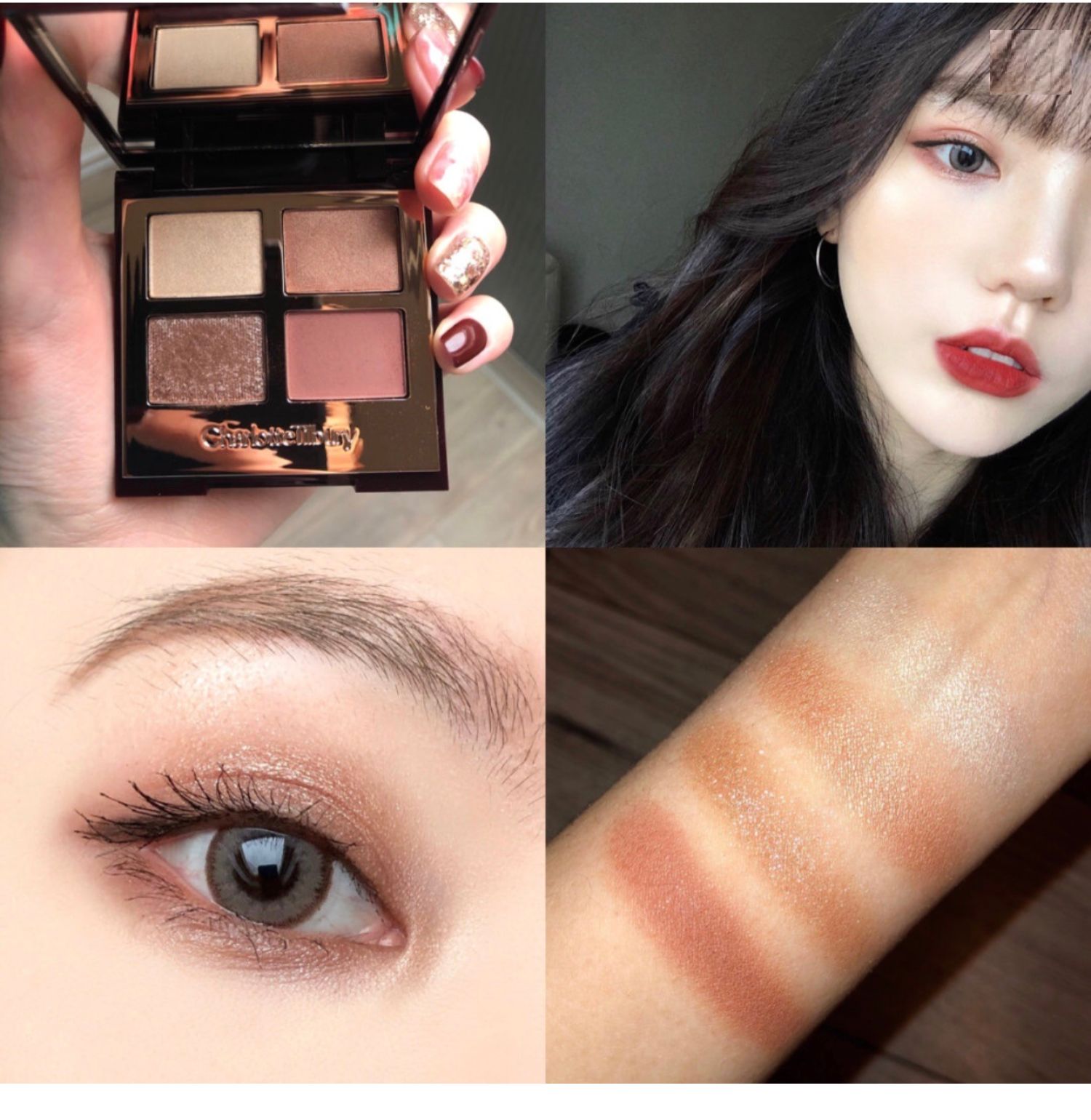 Charlotte tilbury ct bốn màu hạn chế màu mắt gối nói chuyện exaggereyes dv - Bóng mắt phấn kẻ mắt
