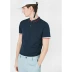 C & A Men Stretch Stretch Tương phản gân tay áo ngắn Áo thun đính cườm Cotton Casual Ve áo Top CA200202745 t shirt golf Polo