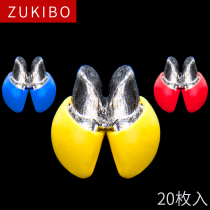 Zhizunfangs new open raft fishing lead sinker with glue does not hurt the line micro-lead counterweight clip lead rock fishing lead bean small accessories