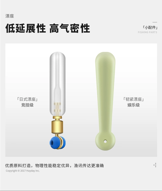 Kỹ thuật silicone không gian đậu chì da phao đặt thiết bị cung cấp thiết bị câu cá phụ kiện nhỏ túi đựng cần câu 1m65
