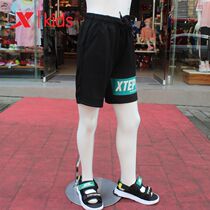 Special Step Child Clothing 2021 Summer New Boy Knit Mid Pants Full Cotton Sweat sweating Sport 50% Pants 679225614280