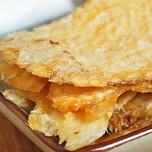 Больше затрат -Эффективные онлайн -красные закуски, Жушан, морской жемчужный филе, приготовленные на жемчужине, 6 грамм x20 рыбного филе Король Жареная рыба рыба 100 г