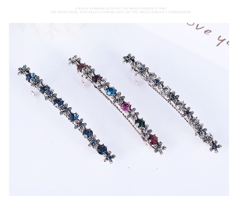 Hàn Quốc trở lại đầu rhinestone kẹp tóc kẹp đầu người lớn mũ mùa xuân clip đuôi ngựa clip đơn giản kẹp tóc kẹp clip phụ kiện tóc dây buộc tóc cute