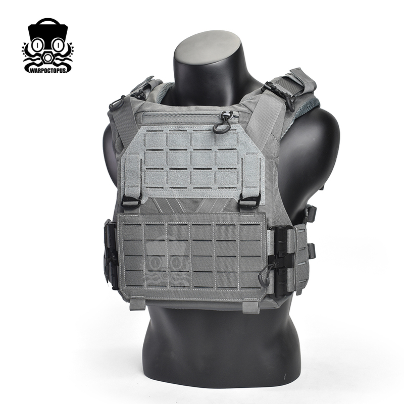 Qu-Speed Octopus New K1 Tactical Vest 1000D Outdoor Lightweight Quick-Release Laser-Cut Vest with Insertable Panels