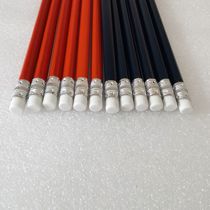 Black Wood rubber head HB triangle Rod 100 simple ordinary students write lead-free toxic graphite pencil defective products