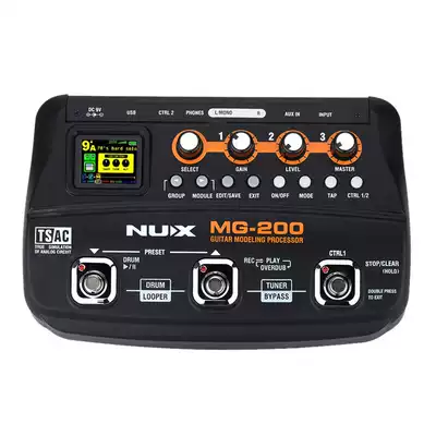 Little Angel NUX MG-200 electric guitar integrated effects digital composite with drum machine LOOP