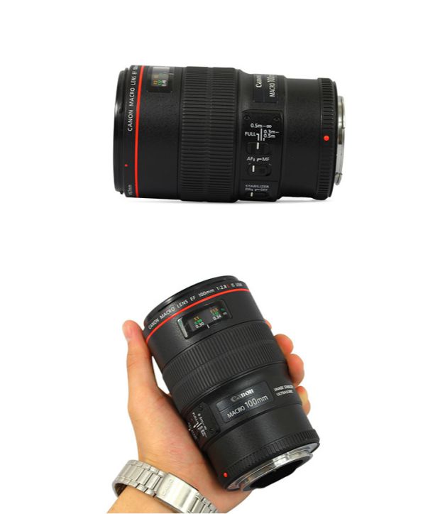 Canon 100mm ống kính macro mới Ống kính Budweiser DSLR vòng tròn đỏ cố định tiêu cự chân dung 100mm f2.8L giá thấp