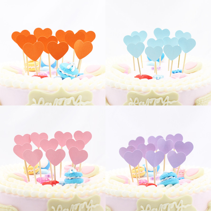 Love birthday cake decoration plugin sweet sweet sweet sweet sweet piece bearing flag