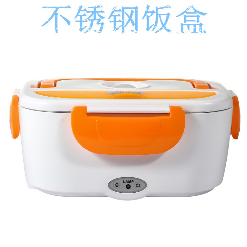 110V US stainless steel heating electric lunch box US Japan car convenient plug-in multi-functional thermal insulation lunch box