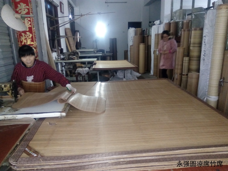 Học sinh hè trẻ em giường chiếu mat mat mẫu giáo ngủ trưa mat tùy chỉnh làm cũi tre mat mat tùy chỉnh giá chiếu trúc 1m6
