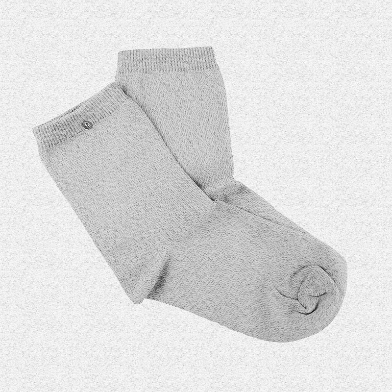 Silver fiber skinned socks DDS massage socks meridian physiotherapy instrument accessories silver fiber conductive socks