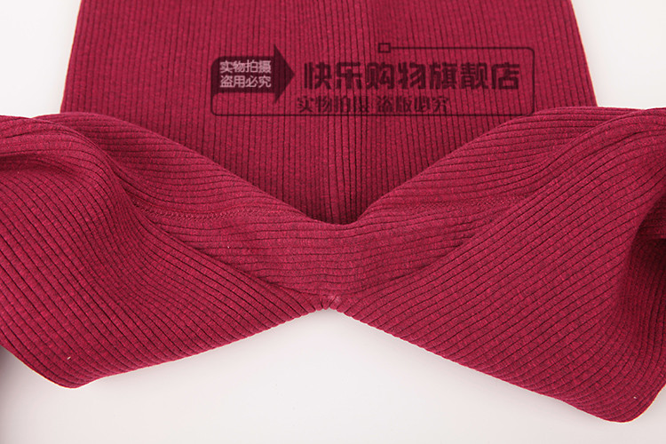 Đàn ông và phụ nữ dày cao dây thun đầu gối miếng đệm eo quần ấm ba lớp dày cotton dày mùa thu quần cotton quần nóng quần legging hàn quốc