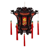 新年 七 转 中式 仿古 走 马灯 六角 八角 宫 灯乔 迁阳 春节 大门 灯笼