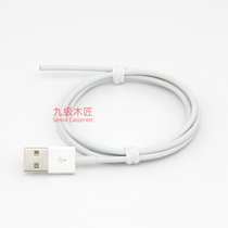 Original USB cable three-core three-to-four-core cable with one side plug DIY charging cable data cable