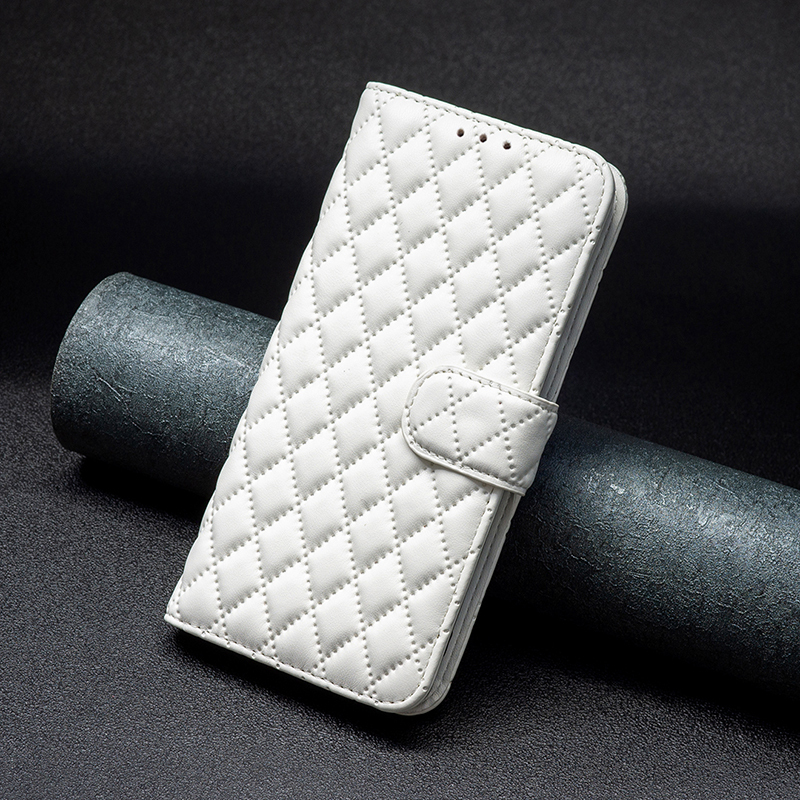 Suitable for Iphone16Epromax14Plussexrxsmax Apple Stand Phone Case Leather Protective Card-Insert Multifunctional Wallet Unisex Fashion Trendy White Phone Case