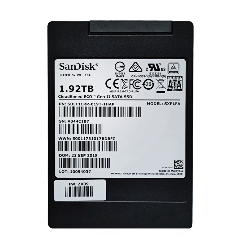 Флэш-накопитель Cloud Disk ECO 1.92T 2.5 SATA3 MLC SSD настольного уровня твердотельный диск 2T