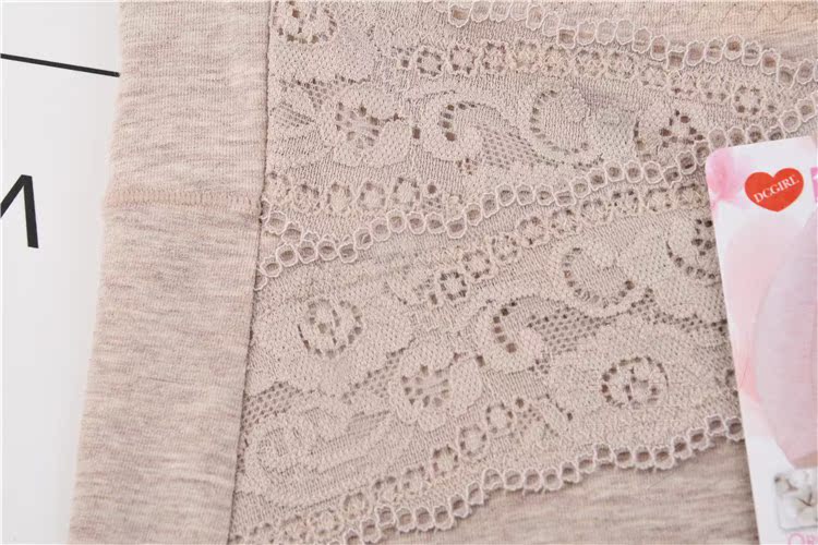 4 túi lụa cô gái đồ lót nữ hữu cơ cotton cao eo lớn kích thước bên hông thoải mái liền mạch quan lot giay