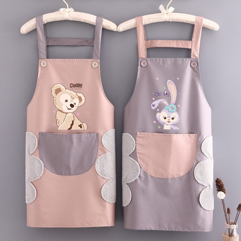 Japanese fashion minimal housekitchen apron waterproof oil and oil-proof woman summer cooking adult around the waist custom man