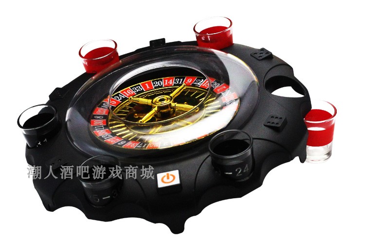 Gambling turntable electric roulette bar KTV party game props Russian turntable drinking game props