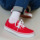 Детская обувь Vans Vans официальная аутентичная парусиновая обувь Red Vitality для больших детей новогоднего красного цвета mini 2