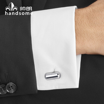 Agent Capsule Cufflinks Openable Threaded Metal Sleeve Mens Cylindrical French Shirt Cufflink Formwork Joker