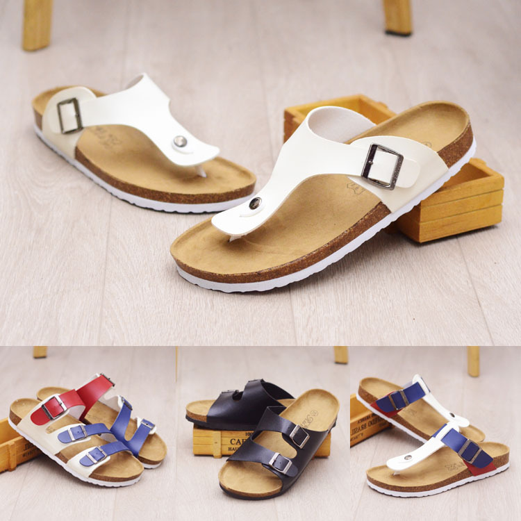 Slippers for Men, Summer Trendy Beach Shoes, Korean Style Flip-Flops, Casual Cork Men's Shoes, Non-Slip Couple Sandals, Women's Slippers