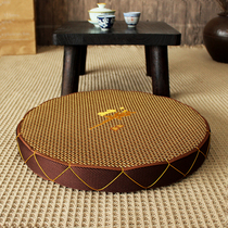 Four seasons breathable rattan handmade Tatami meditation cushion Tea Ceremony Bay window floor futon New Chinese worship pad