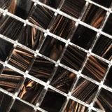 Северная простая черная стеклянная мозаичная плитка плитка кирпичная лабораторная фоновая стена талант