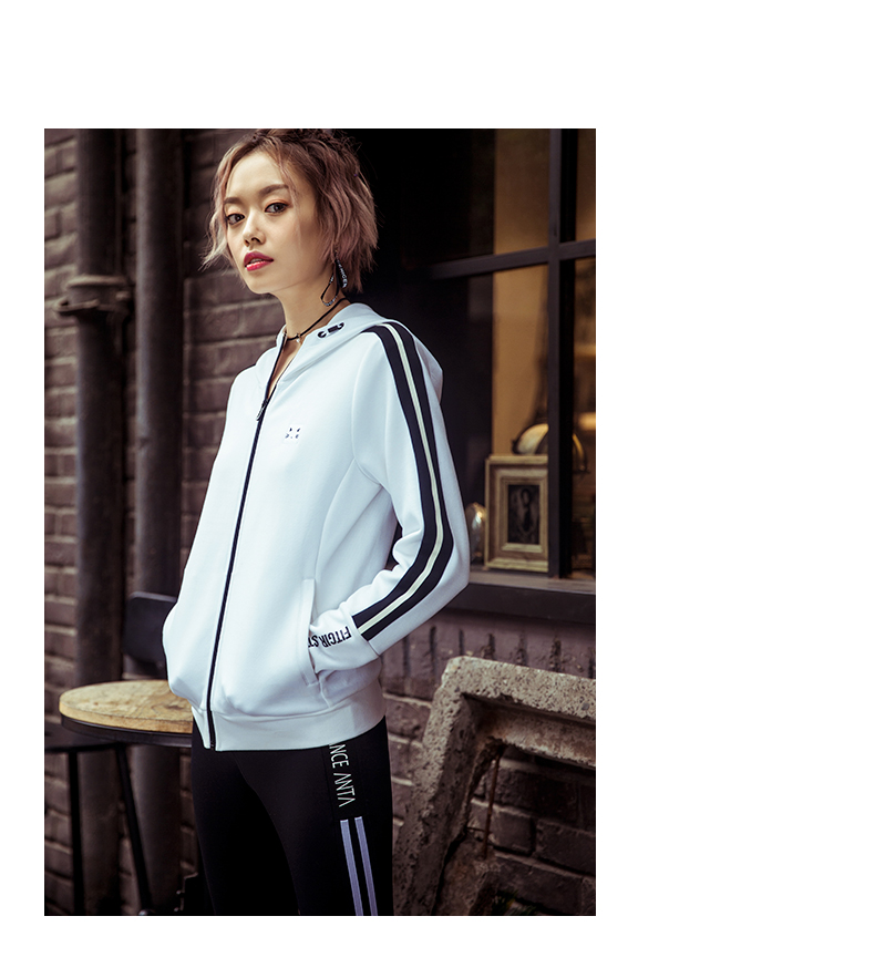 Anta jacket áo len nữ 2019 trang web chính thức mùa xuân áo khoác thể thao đích thực - Thể thao lông cừu / jumper áo hoodie kun