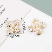 G-13-28 бриллиантовая пряжка с четырьмя лепестками клевера в жемчужном стиле