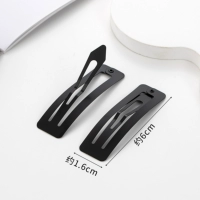 6 -сантиметровый черный квадратный клип 10