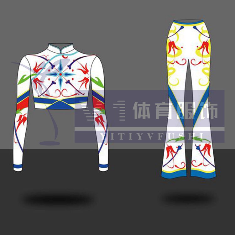 Professional aerobics clothing for students, competitive aerobics clothing, student aerobics clothing, group gymnastics clothing, step exercise