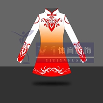 Childrens cheerleaders to serve long sleeves new girl cheerleaders perform bodybuilding and athletic competition suits